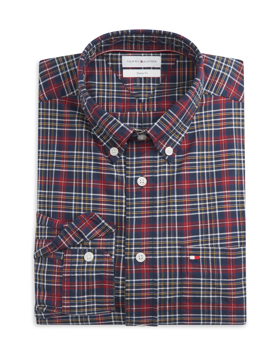 Camisa casual de algodón manga larga para hombre 2