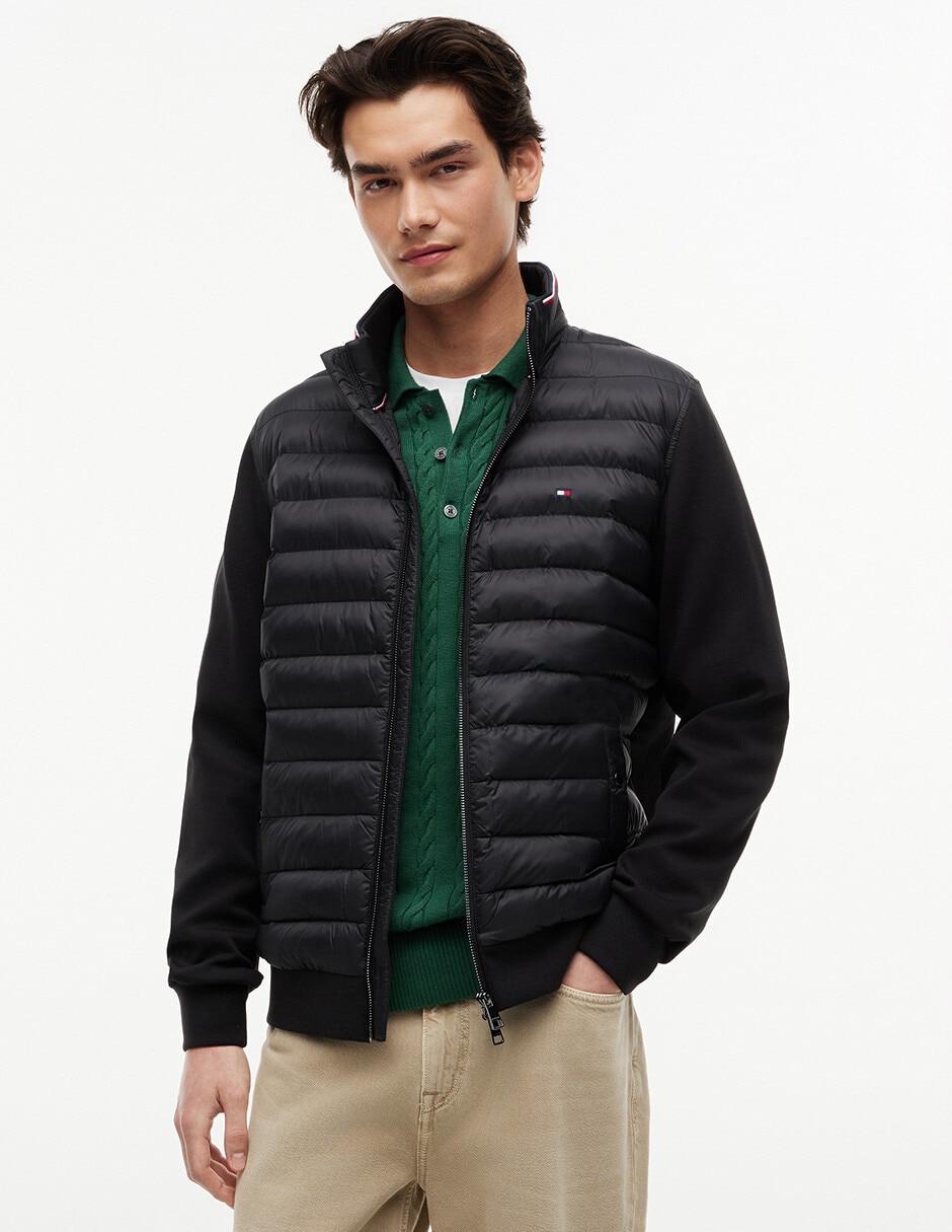 Chamarra casual de algodón para hombre
