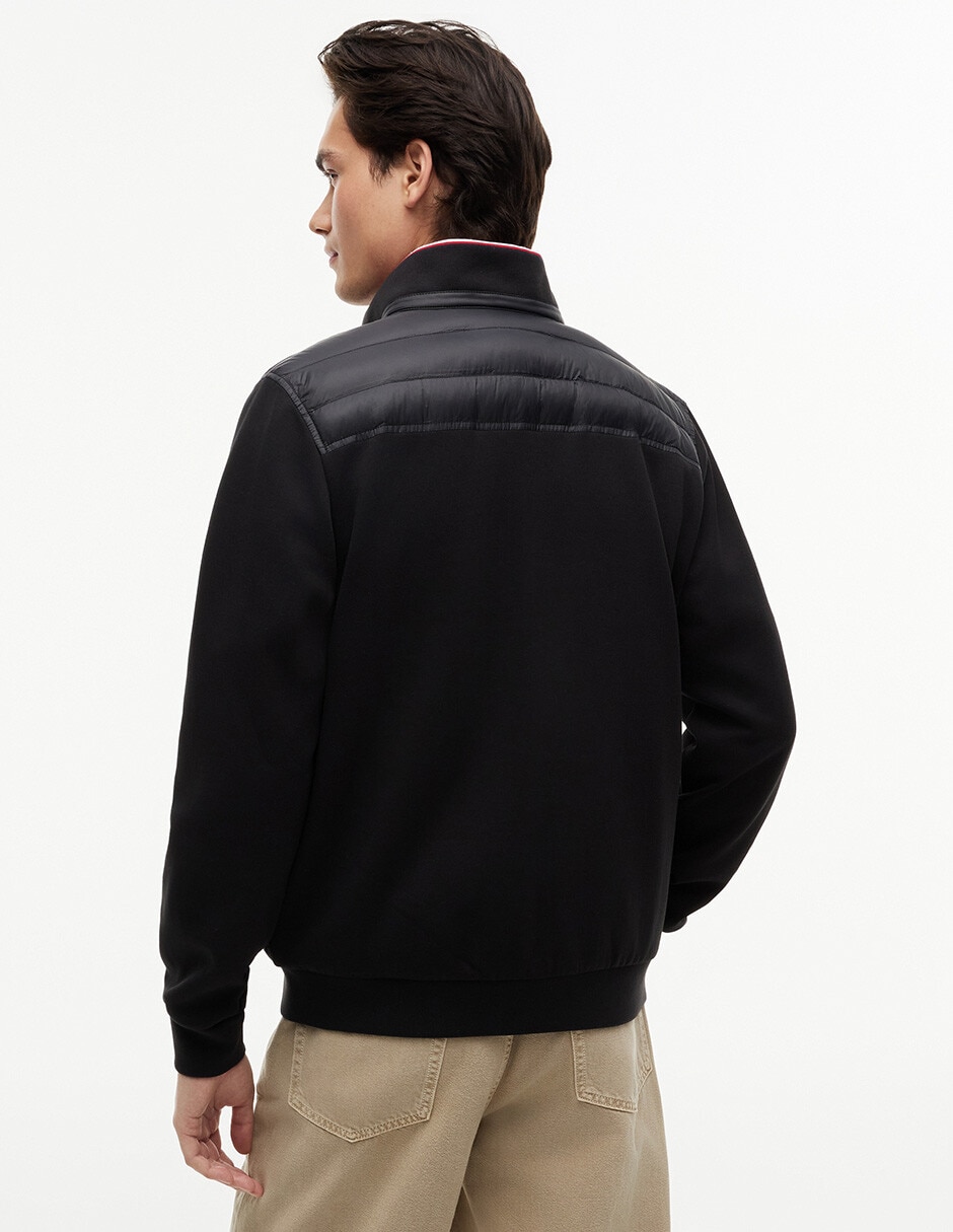 Chamarra casual de algodón para hombre