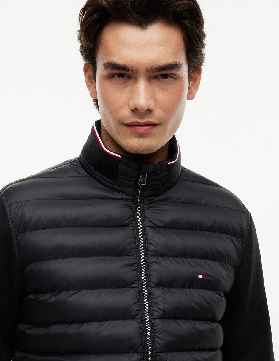 Chamarra casual de algodón para hombre