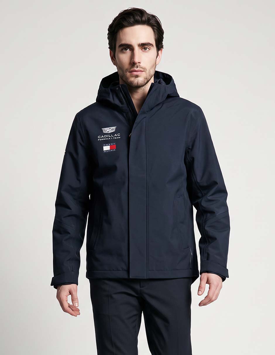 Chamarra casual con capucha para hombre Chamarra casual con capucha para hombre
