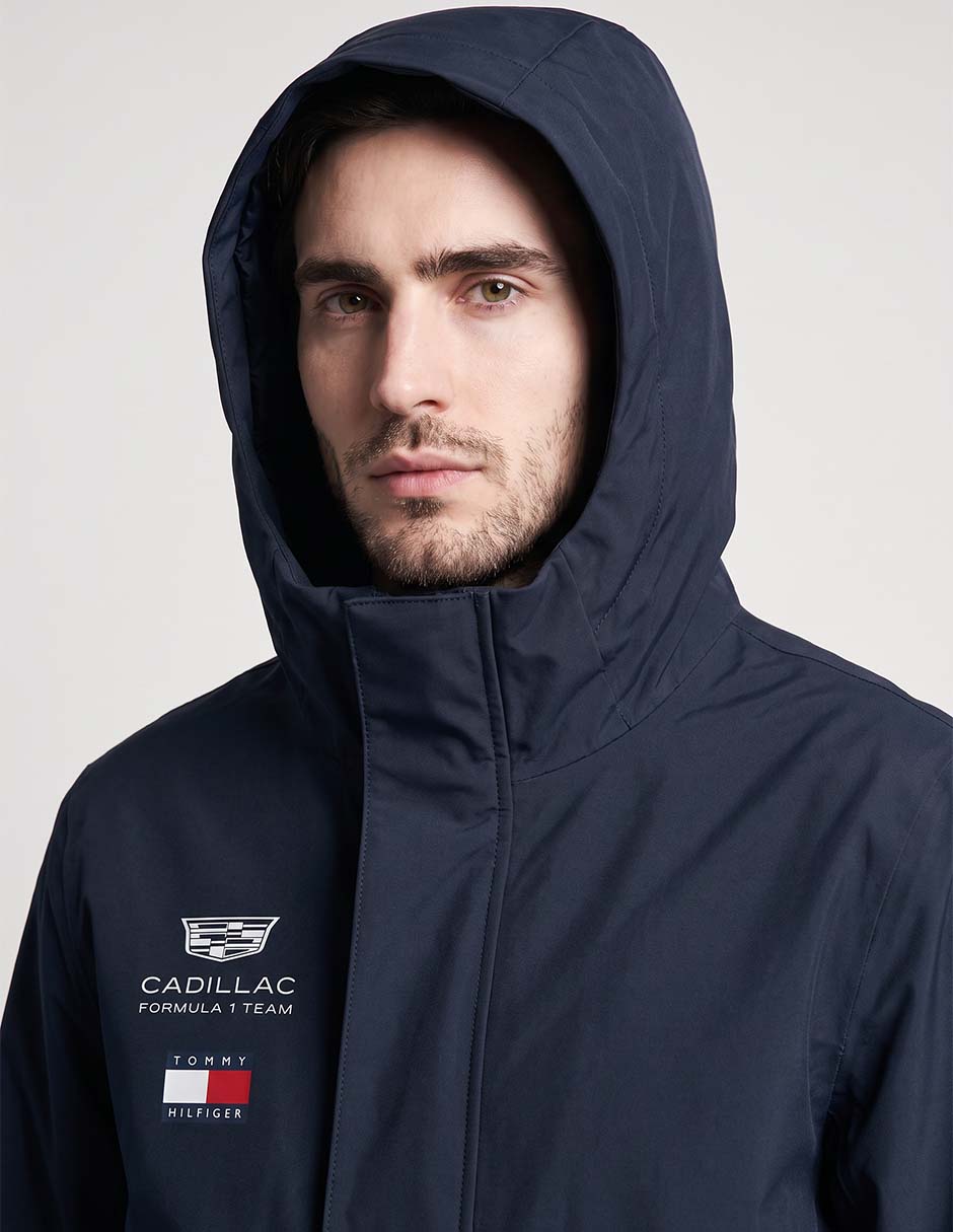 Chamarra casual con capucha para hombre 3