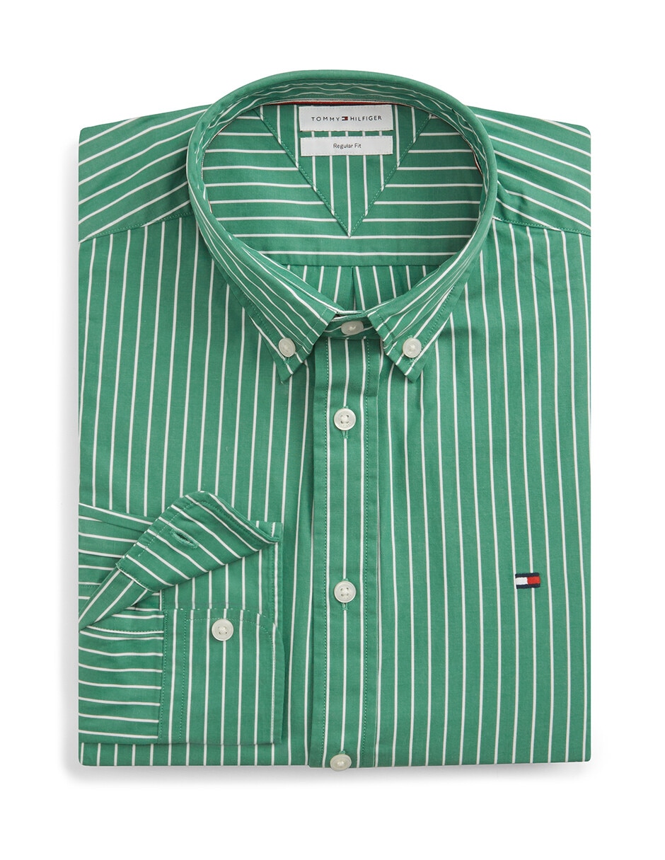 Camisa casual de algodón manga larga para hombre 2