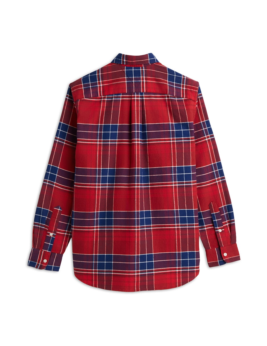 Camisa casual de algodón manga larga para hombre 4