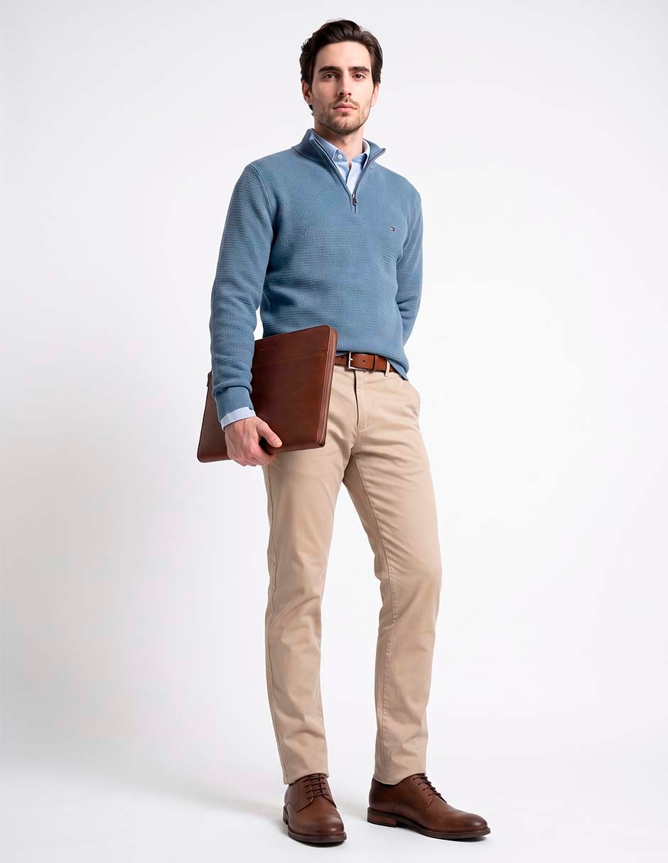 Suéter cuello alto para hombre Suéter cuello alto para hombre