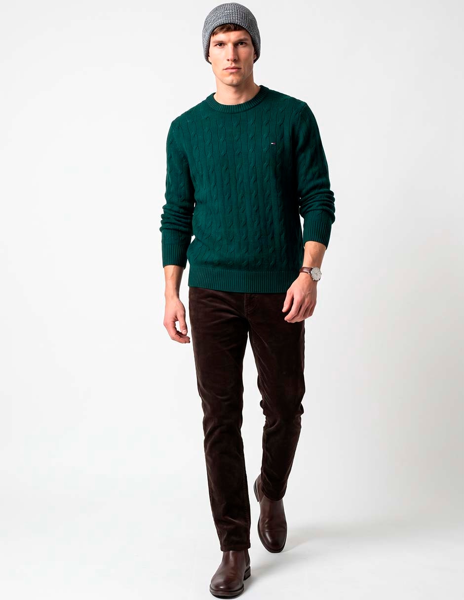 Suéter cuello redondo para hombre Suéter cuello redondo para hombre