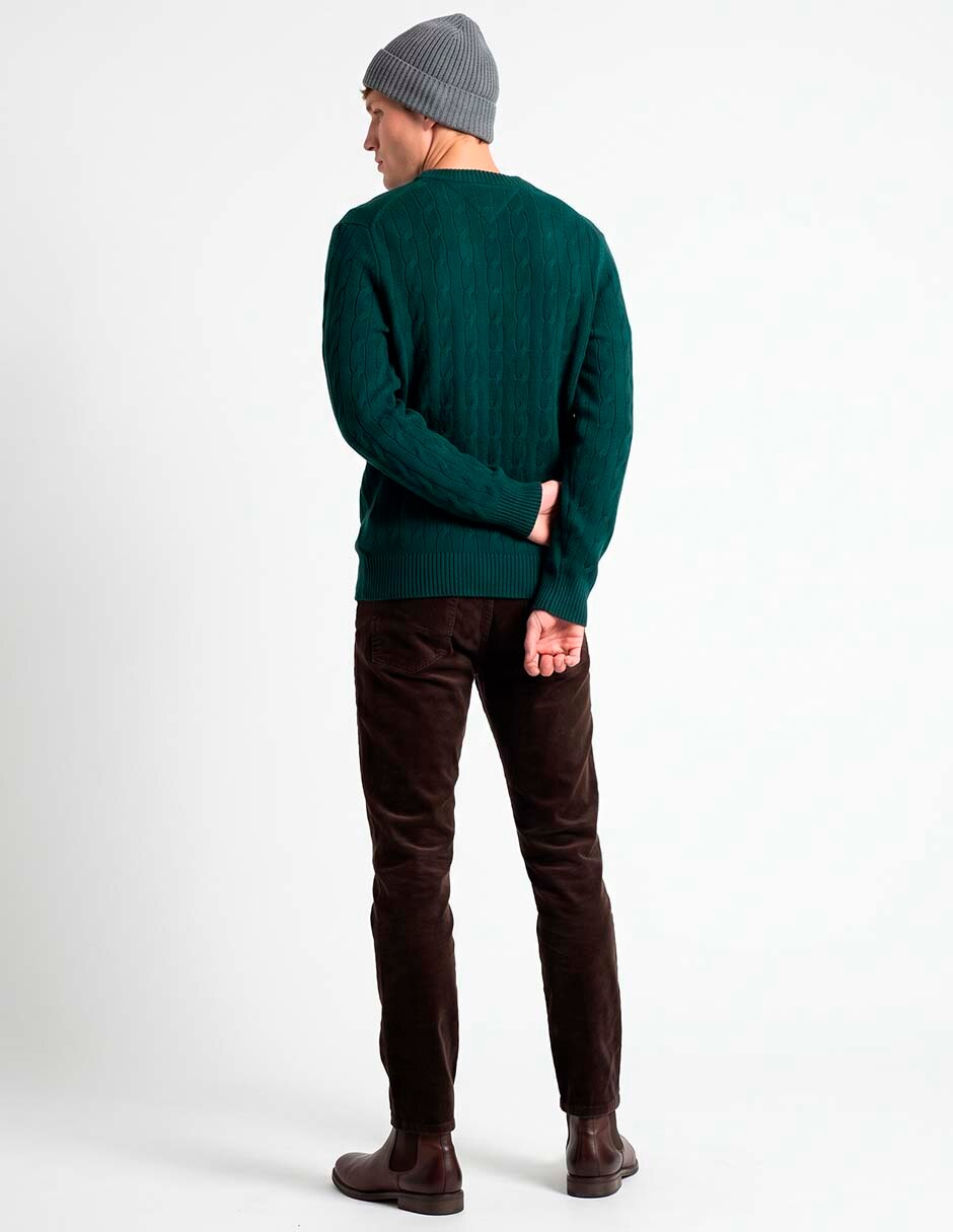 Suéter cuello redondo para hombre 4