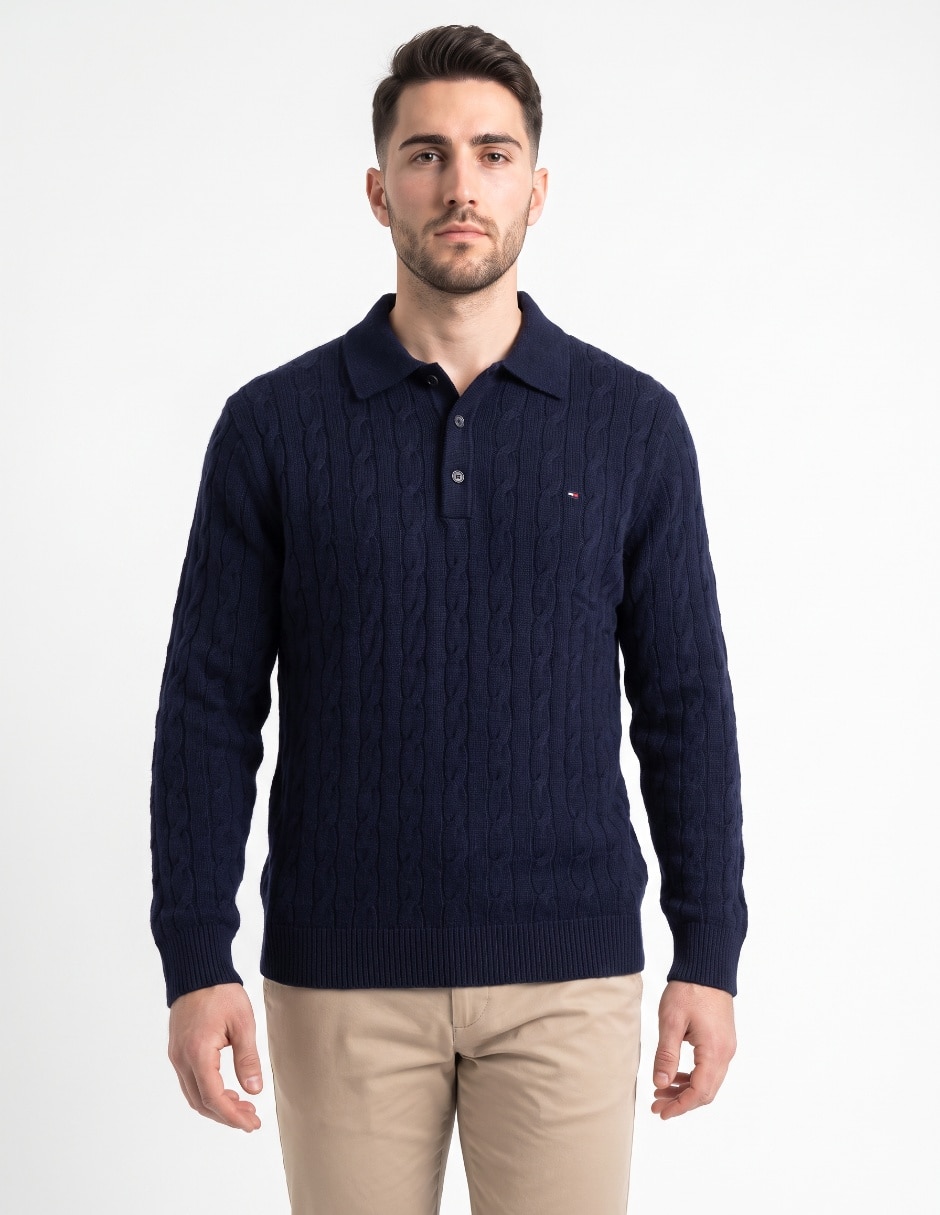 Suéter cuello redondo para hombre