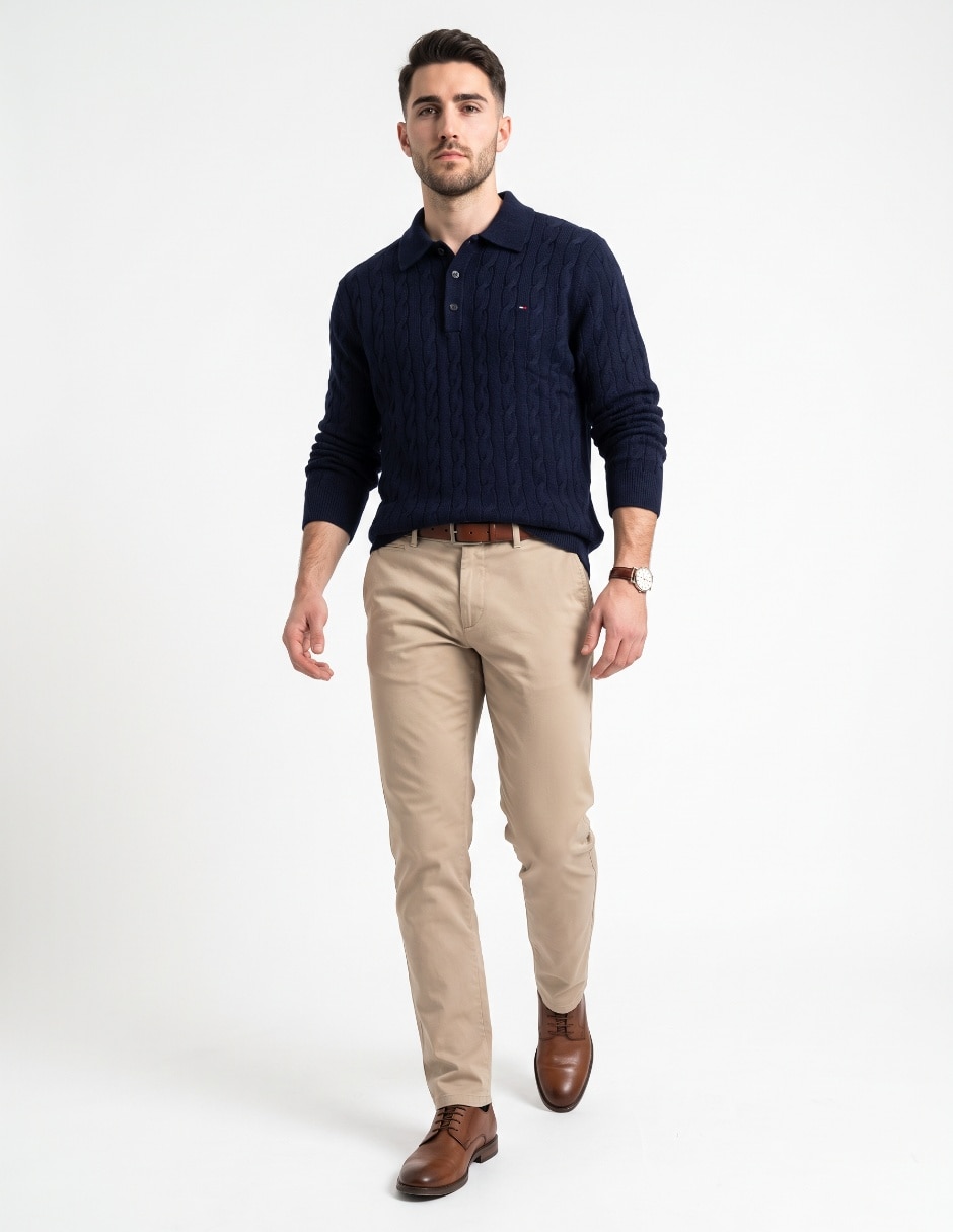 Suéter cuello redondo para hombre 4