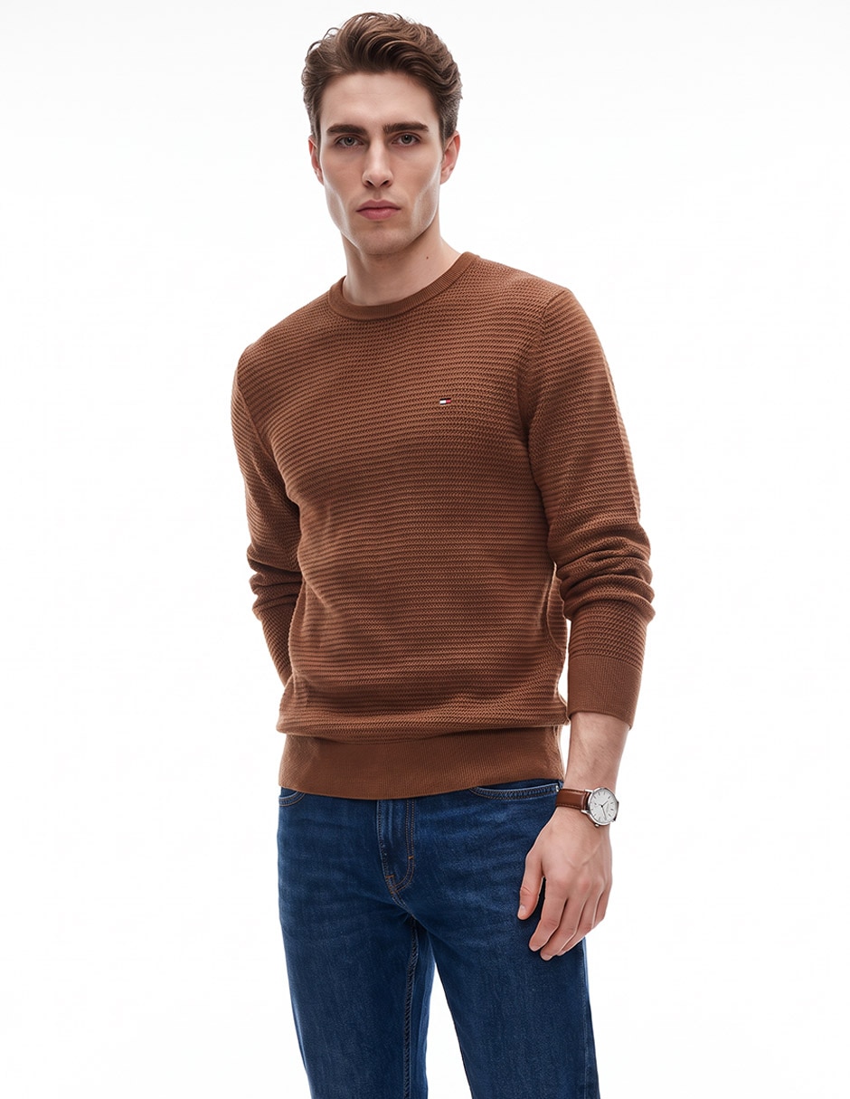 Suéter cuello redondo para hombre Suéter cuello redondo para hombre