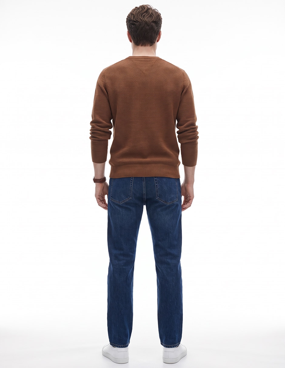 Suéter cuello redondo para hombre 4