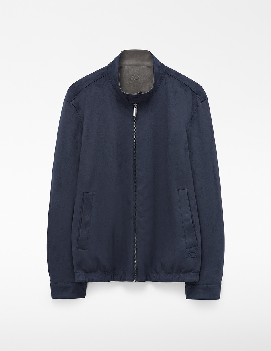 Chamarra harrington reversible para hombre 10