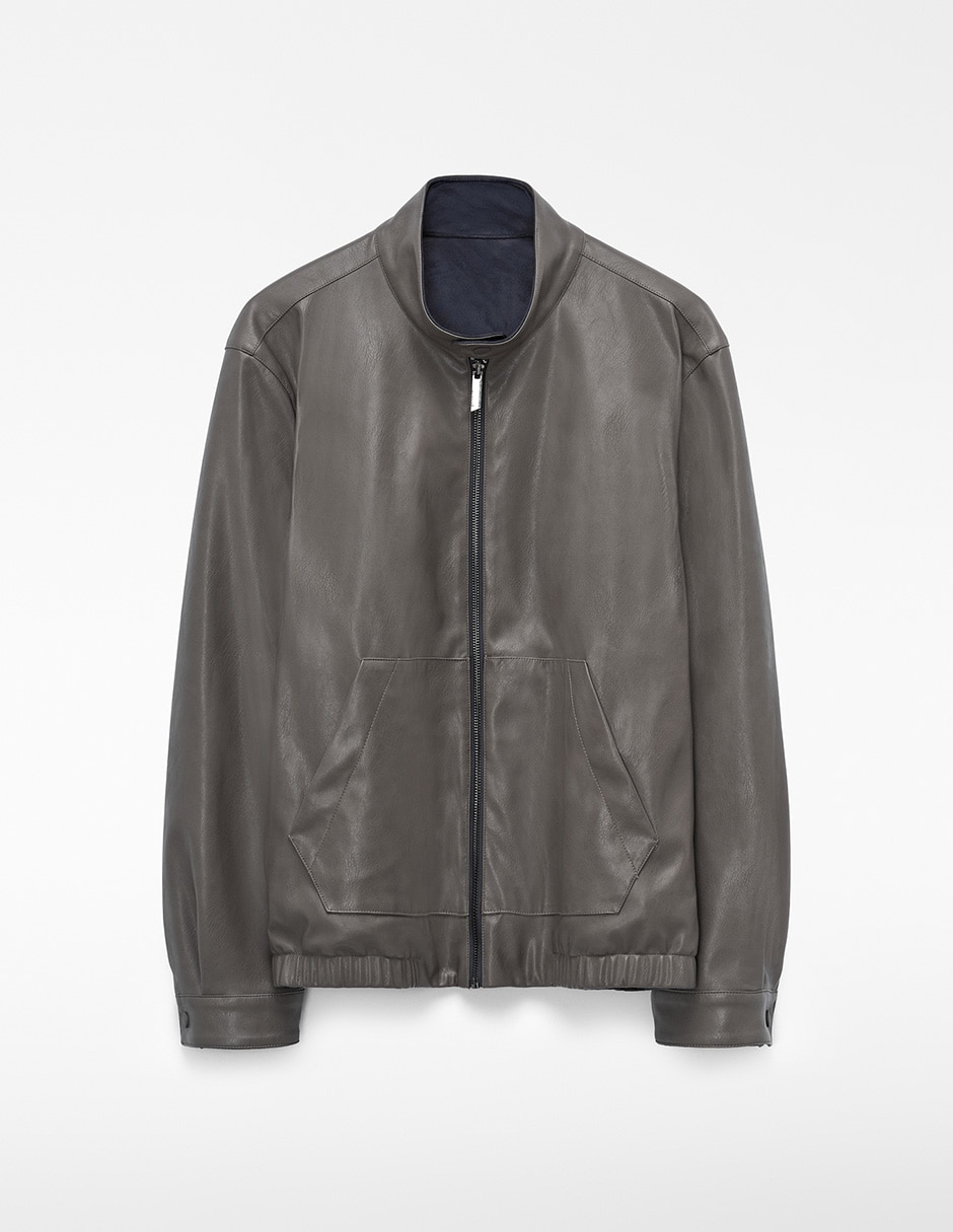 Chamarra harrington reversible para hombre 8