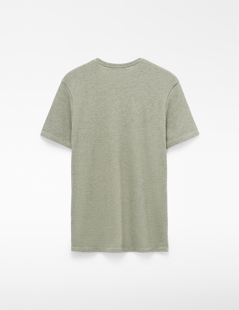 Playera cuello redondo para hombre 2