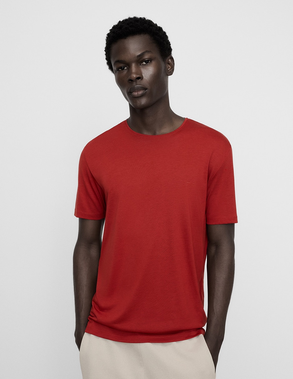 Playera cuello redondo para hombre