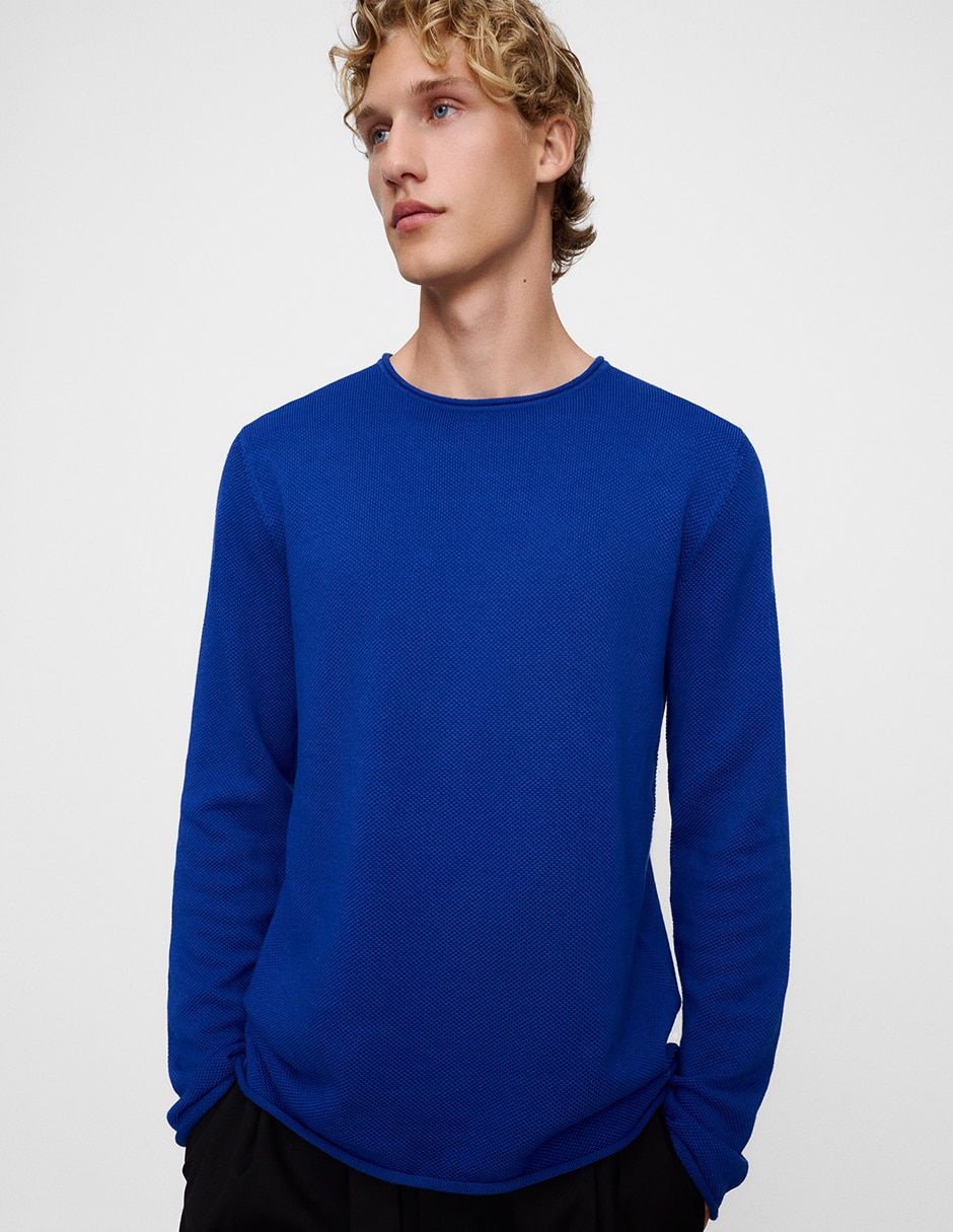 Suéter cuello redondo para hombre Suéter cuello redondo para hombre