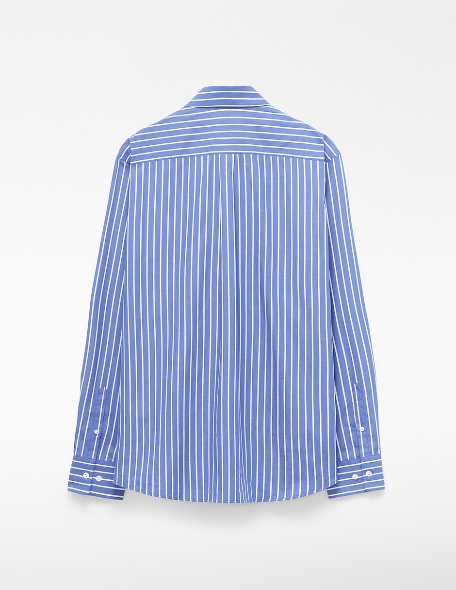 Camisa casual de algodón manga larga para hombre 3
