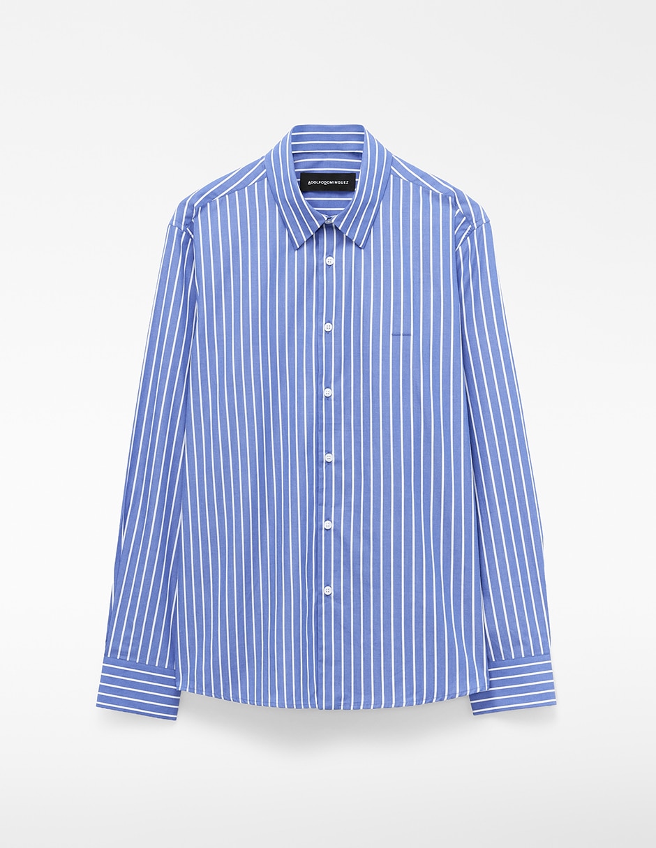 Camisa casual de algodón manga larga para hombre 4