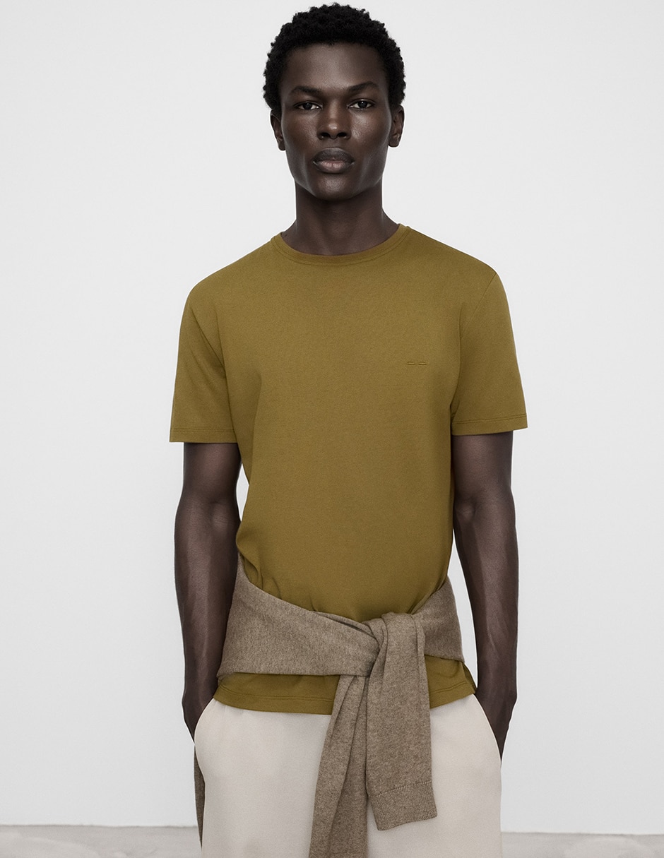 Playera cuello redondo para hombre
