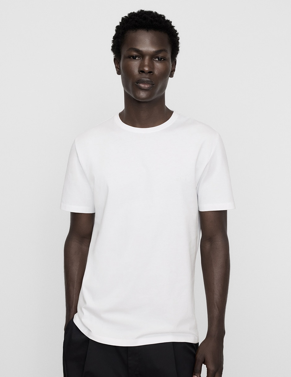 Playera cuello redondo para hombre