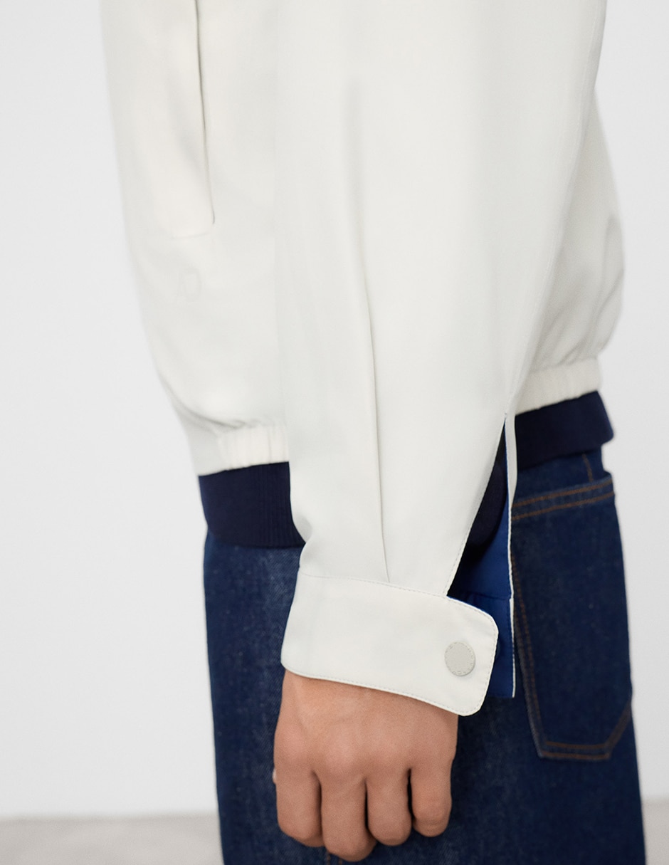 Chamarra Harrington con cortes para hombre 12