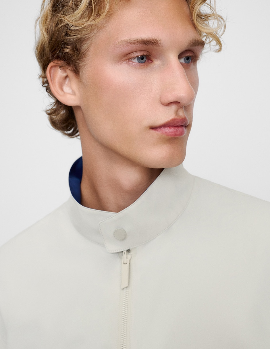 Chamarra Harrington con cortes para hombre 5