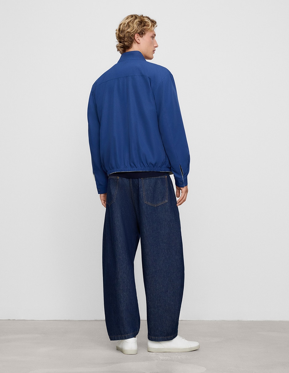 Chamarra Harrington con cortes para hombre 6