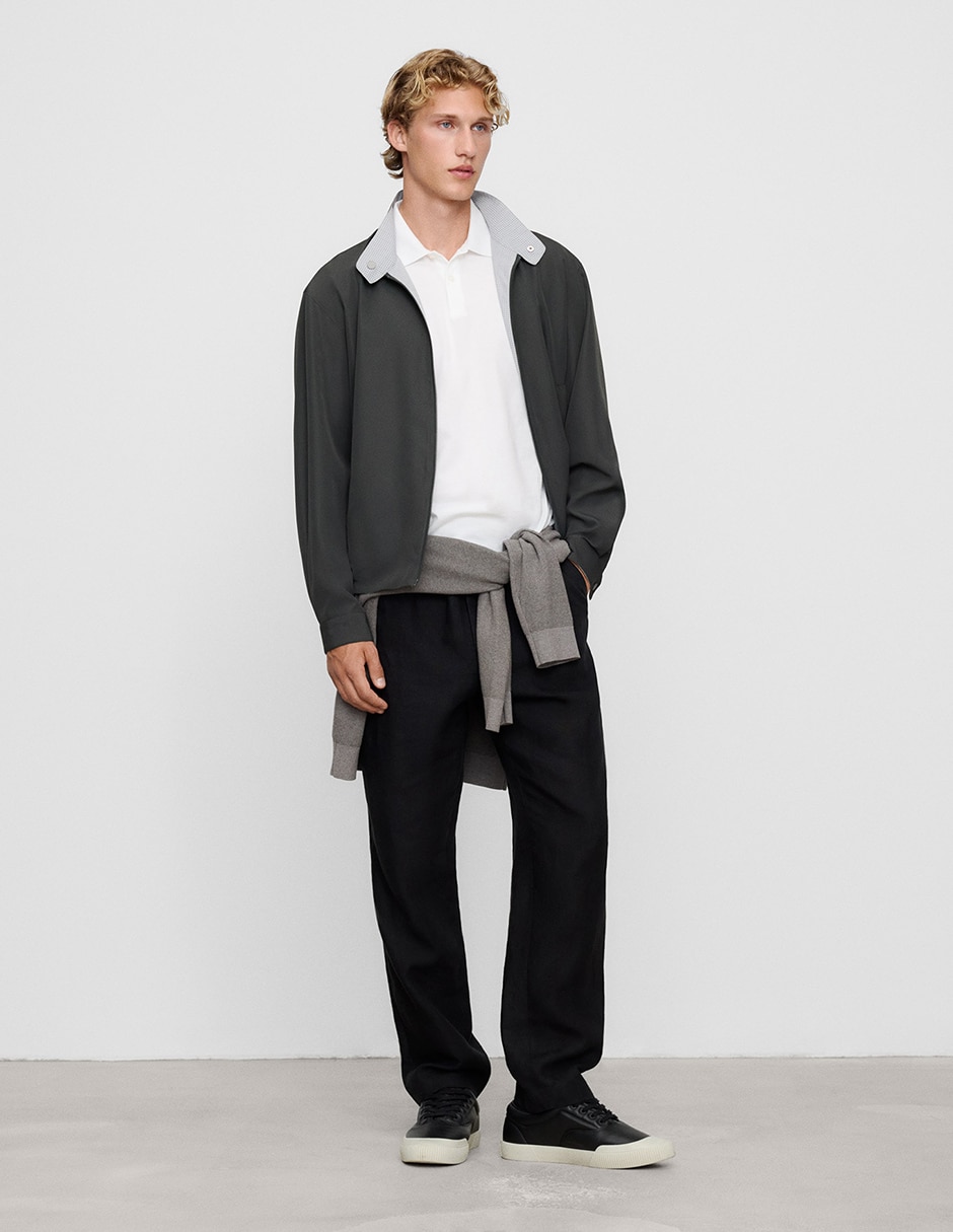 Chamarra Harrington reversible para hombre 8