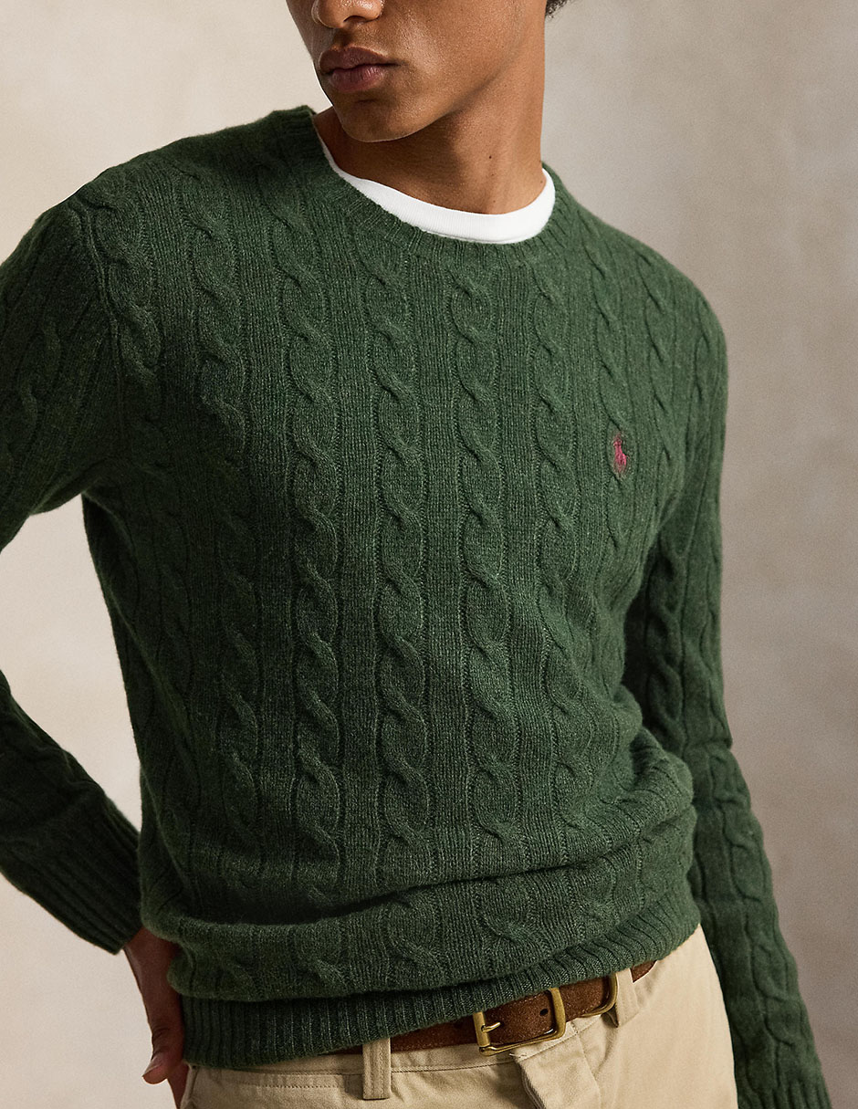 Suéter cuello redondo para hombre 4