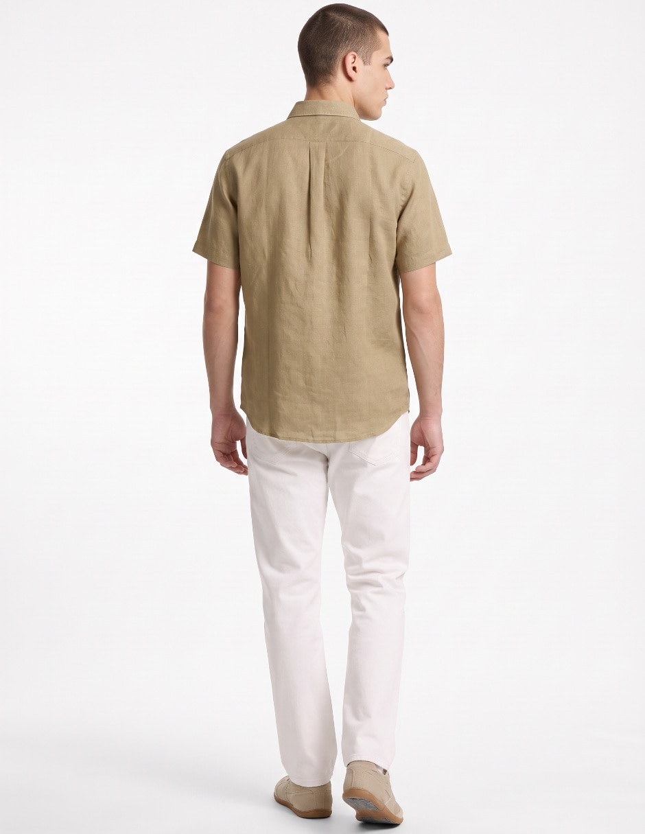 Camisa casual manga corta para hombre 2