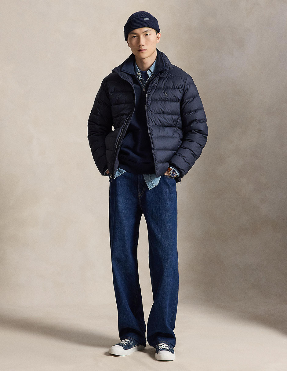 Chamarra acolchada capitonada para hombre 3