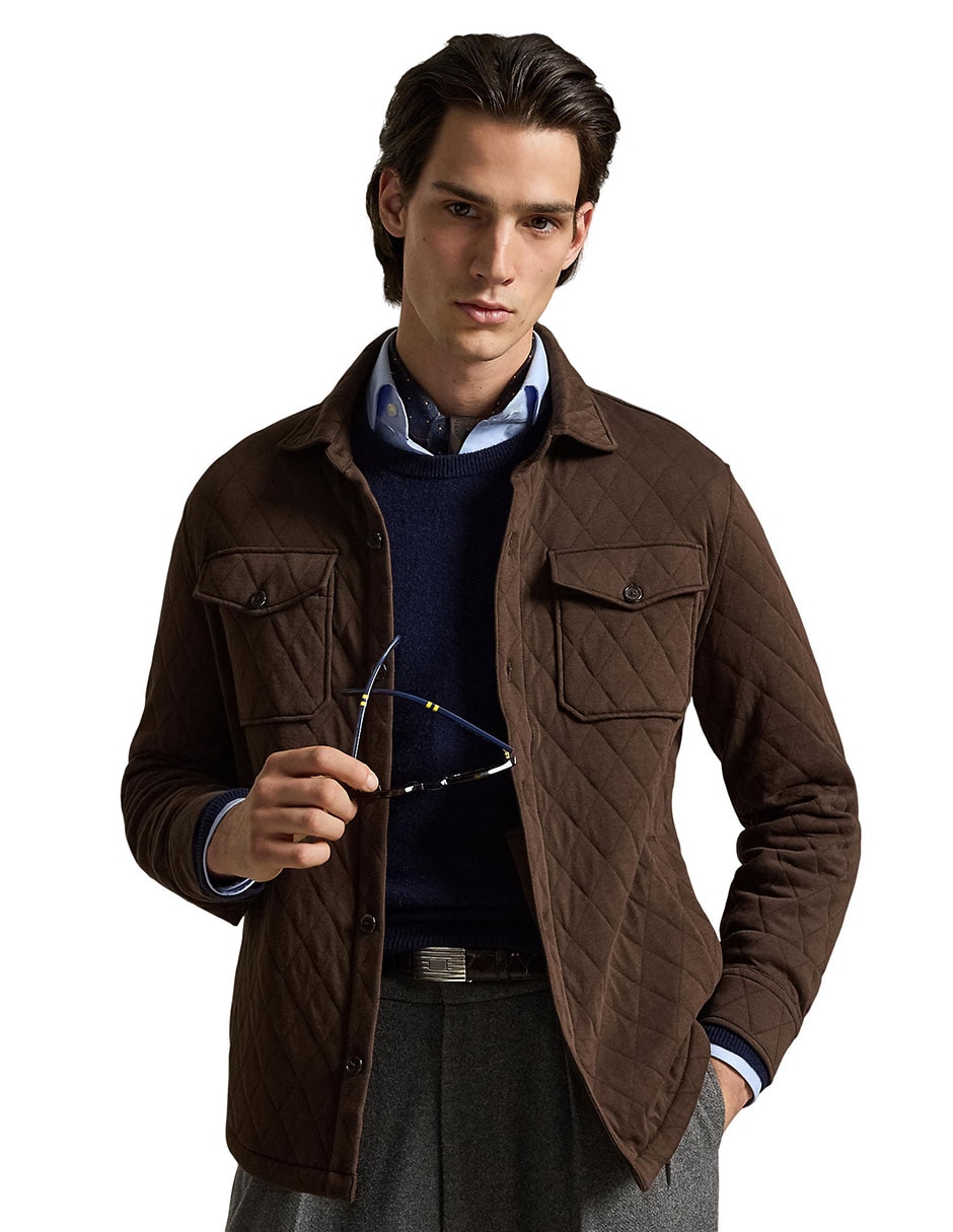 Sobrecamisa casual manga larga para hombre 7