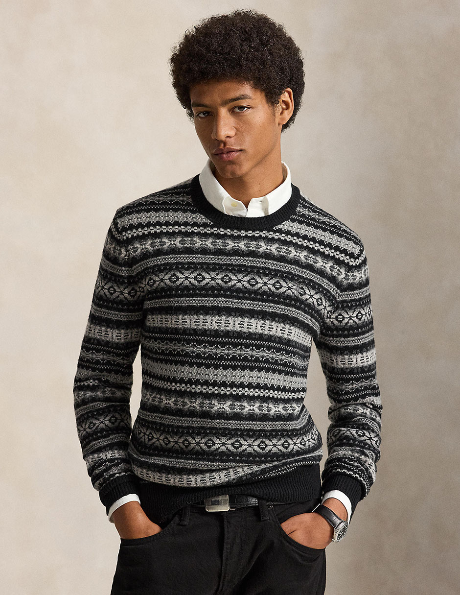 Suéter cuello redondo para hombre Suéter cuello redondo para hombre