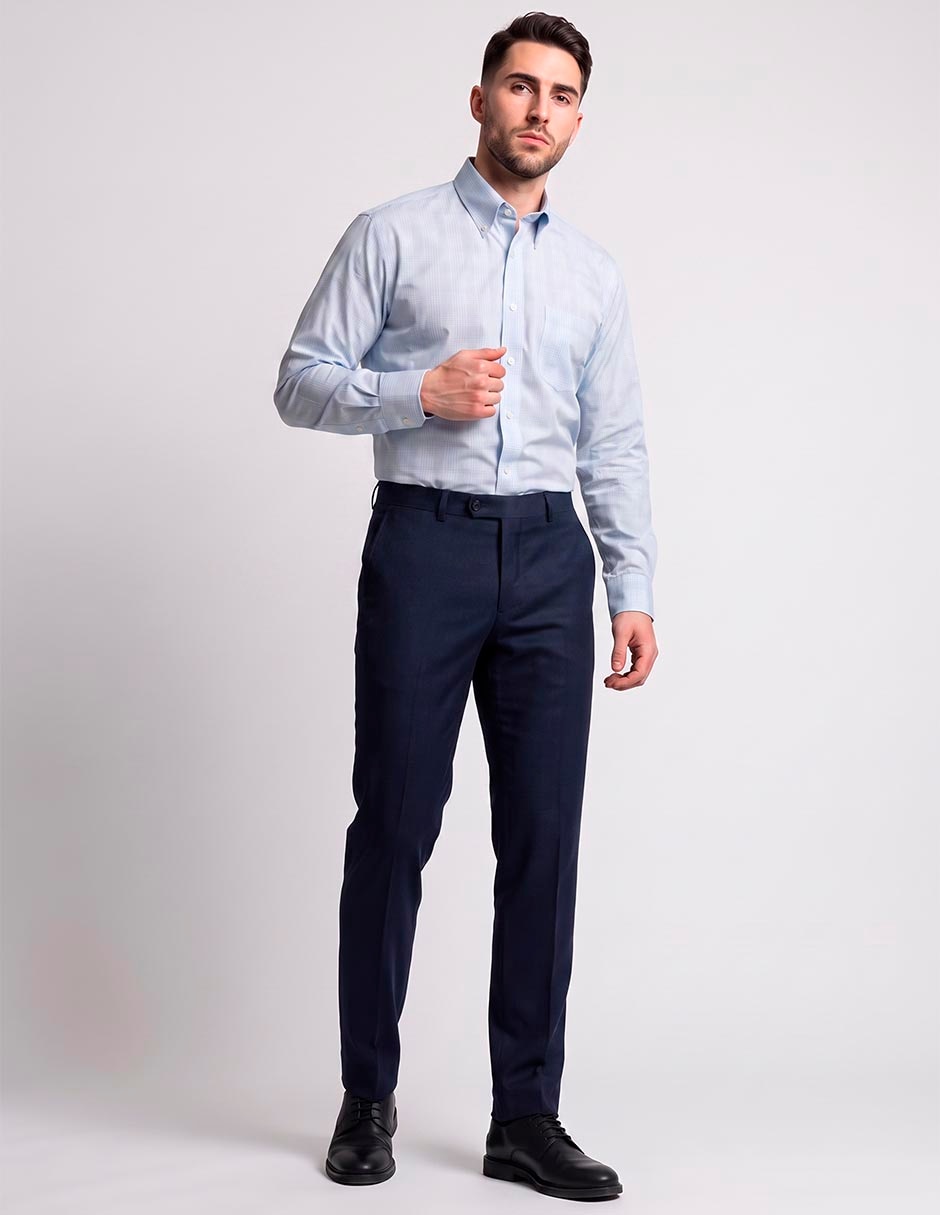 Camisa business casual Brook Brothers de algodón manga larga para hombre