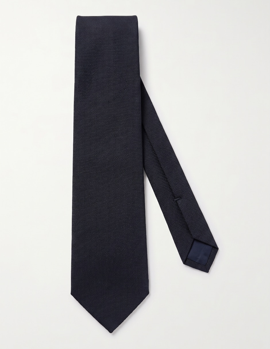 Corbata Regular (6-8.5 Cm) de algodón y seda estampado jacquard para hombre Corbata Regular (6-8.5 Cm) de algodón y seda estampado jacquard para hombre