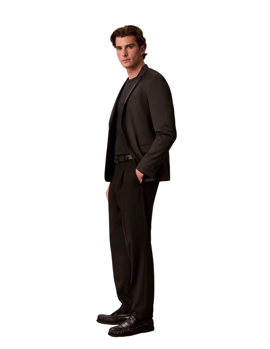 Pantalón business casual de vestir regular para hombre 4