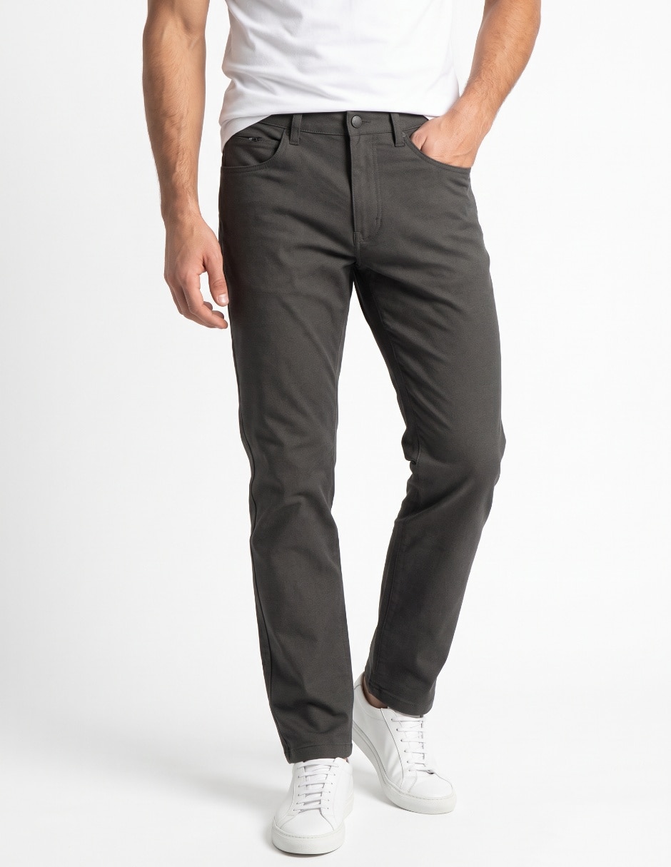Pantalón casual straight para hombre