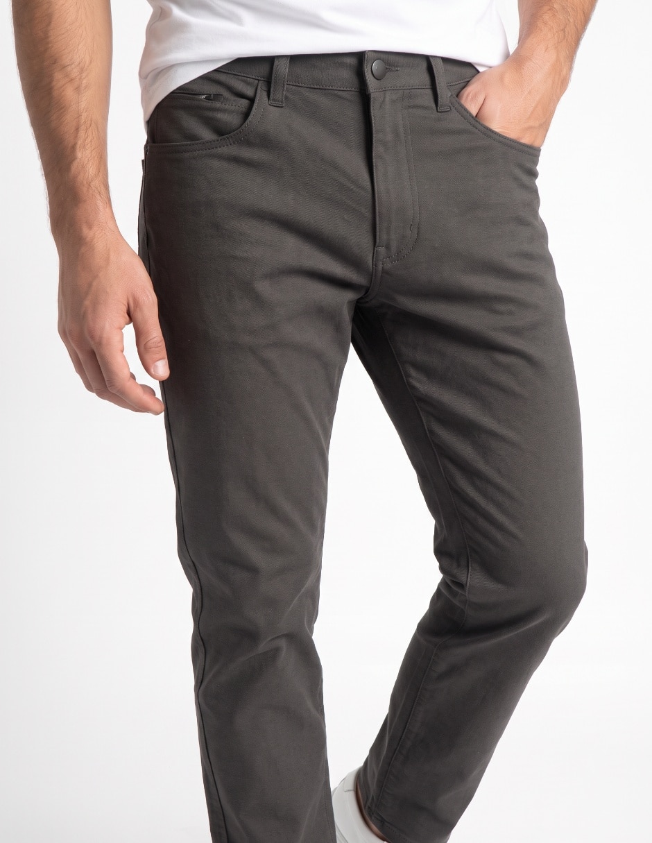 Pantalón casual straight para hombre 4