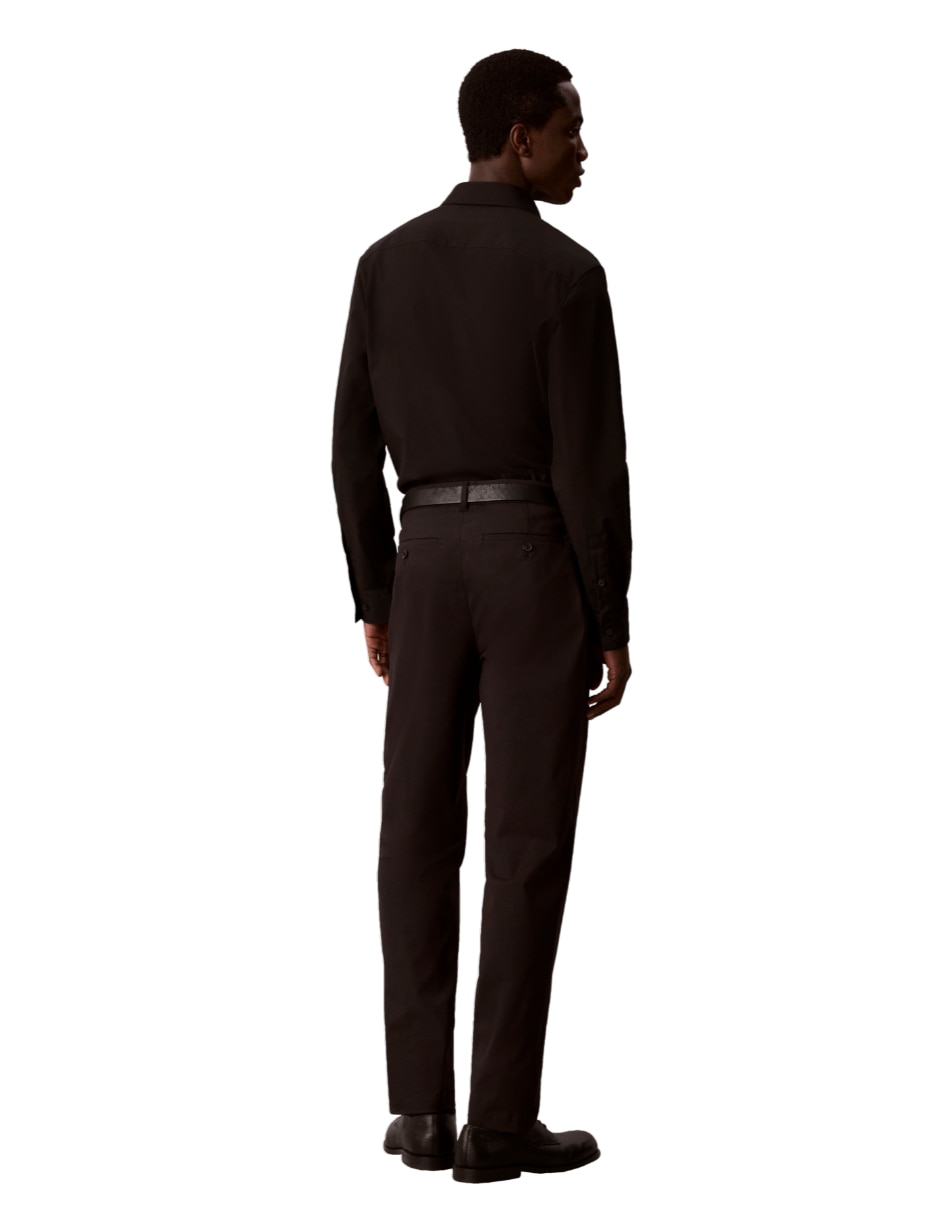 Pantalón chino regular stretch sateen bottoms para hombre 2