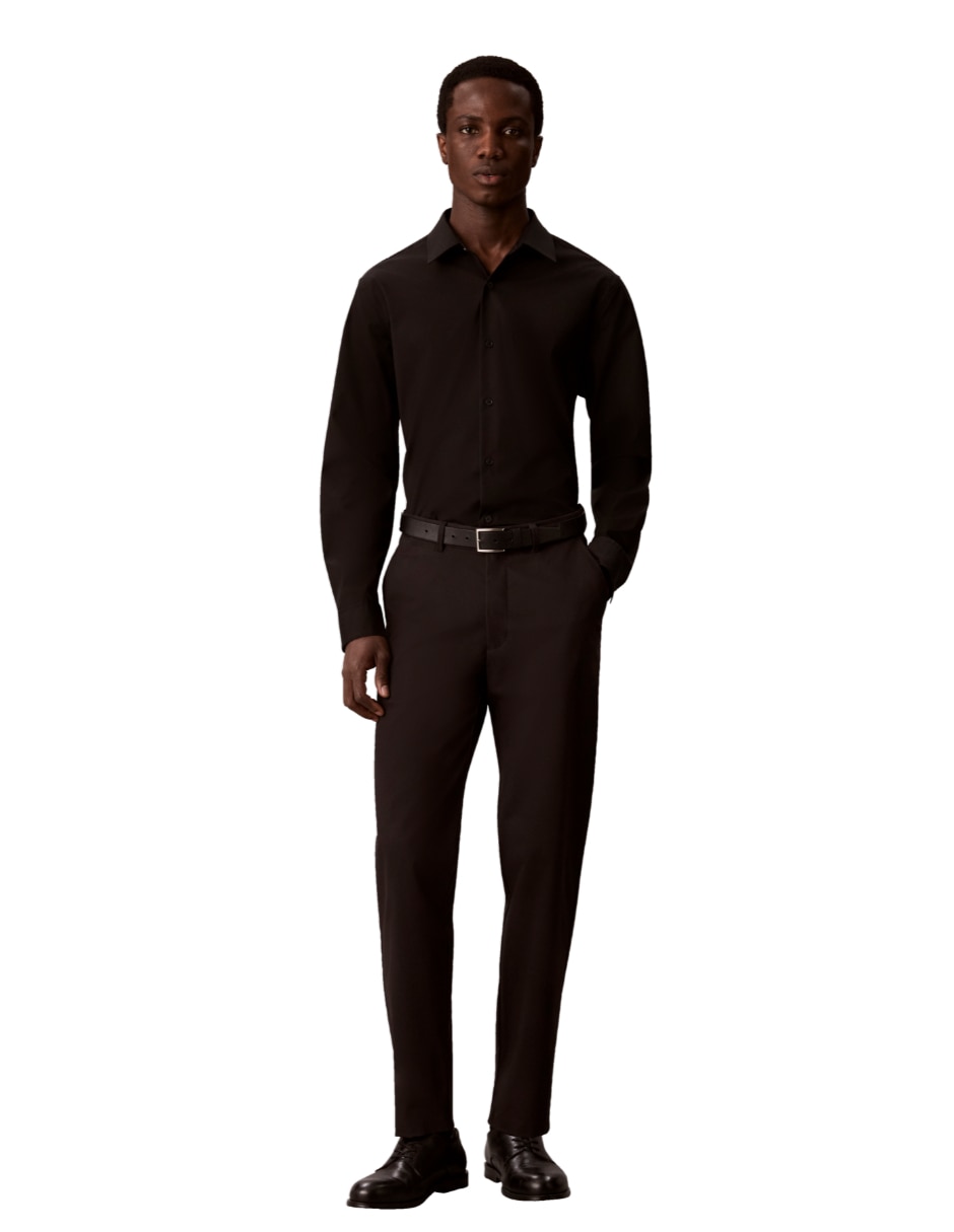 Pantalón chino regular stretch sateen bottoms para hombre 3