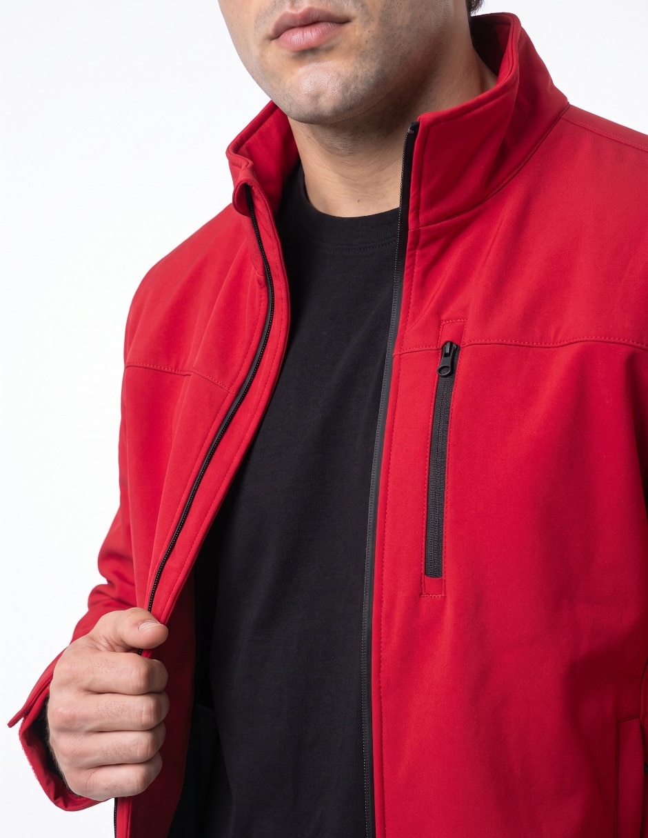 Chamarra casual sin capucha para hombre 4