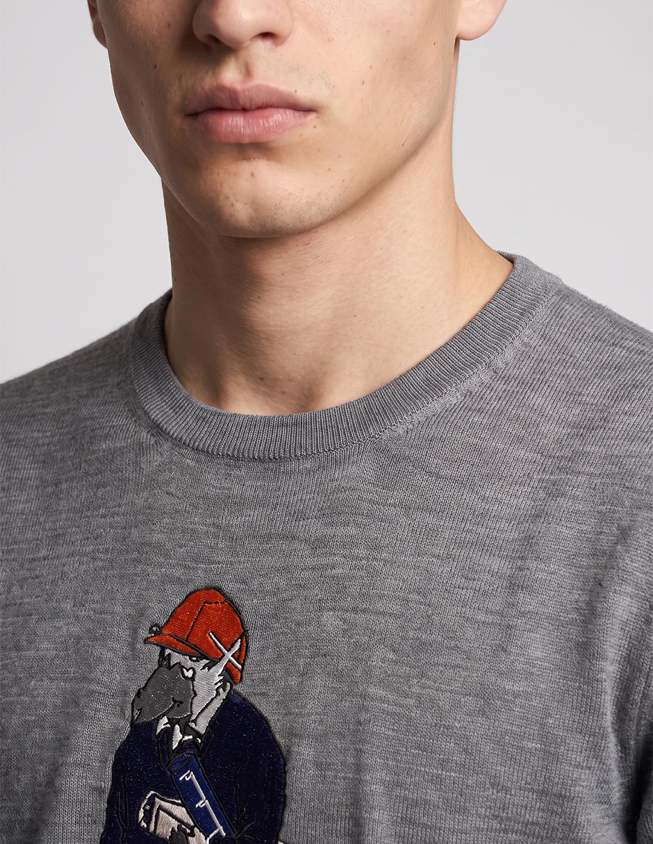 Suéter b brothers cuello redondo para hombre 3