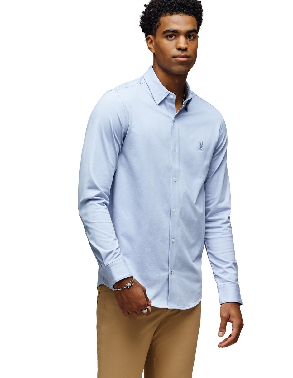 Camisa casual jackson manga larga para hombre 3