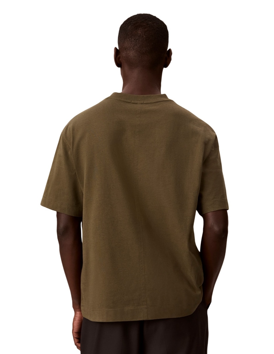 Playera Calvin Klein Menswear cuello redondo para hombre 4