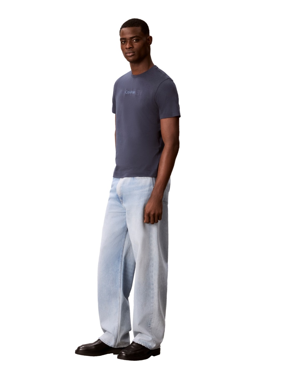 Playera monologo cuello redondo para hombre