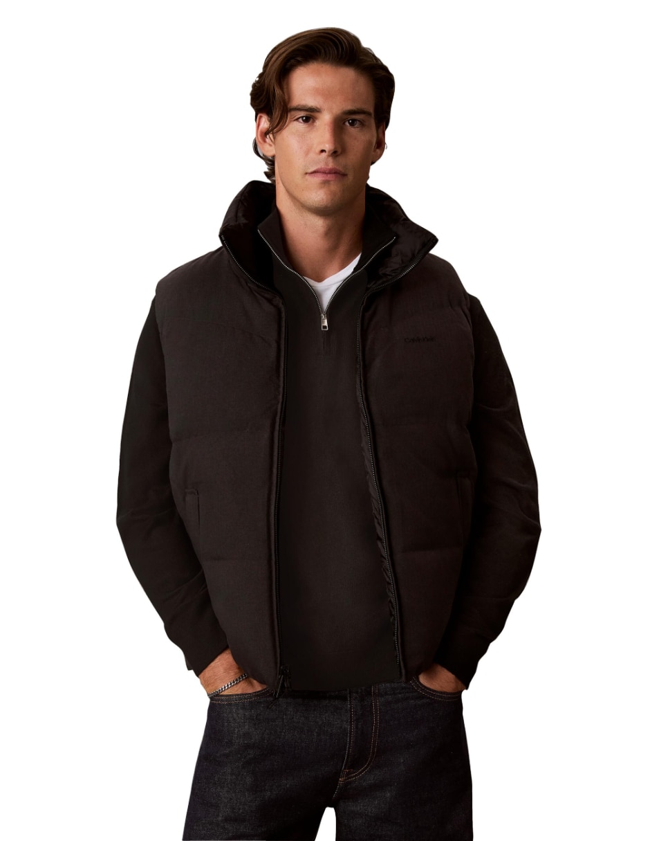 Chaleco Repelente al agua Nylon Capitonado para hombre Chaleco Repelente al agua Nylon Capitonado para hombre