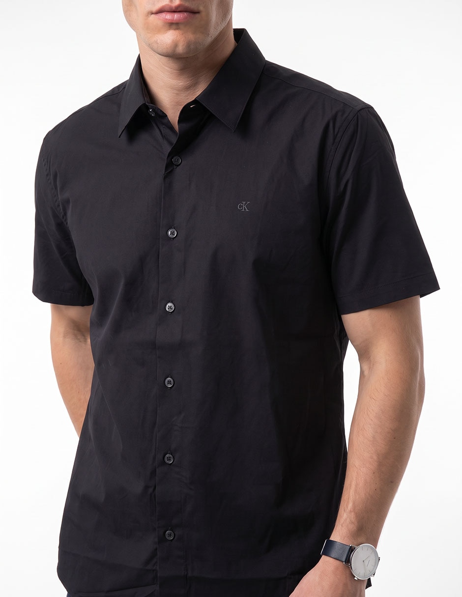 Camisa casual de algodón manga corta para hombre 2
