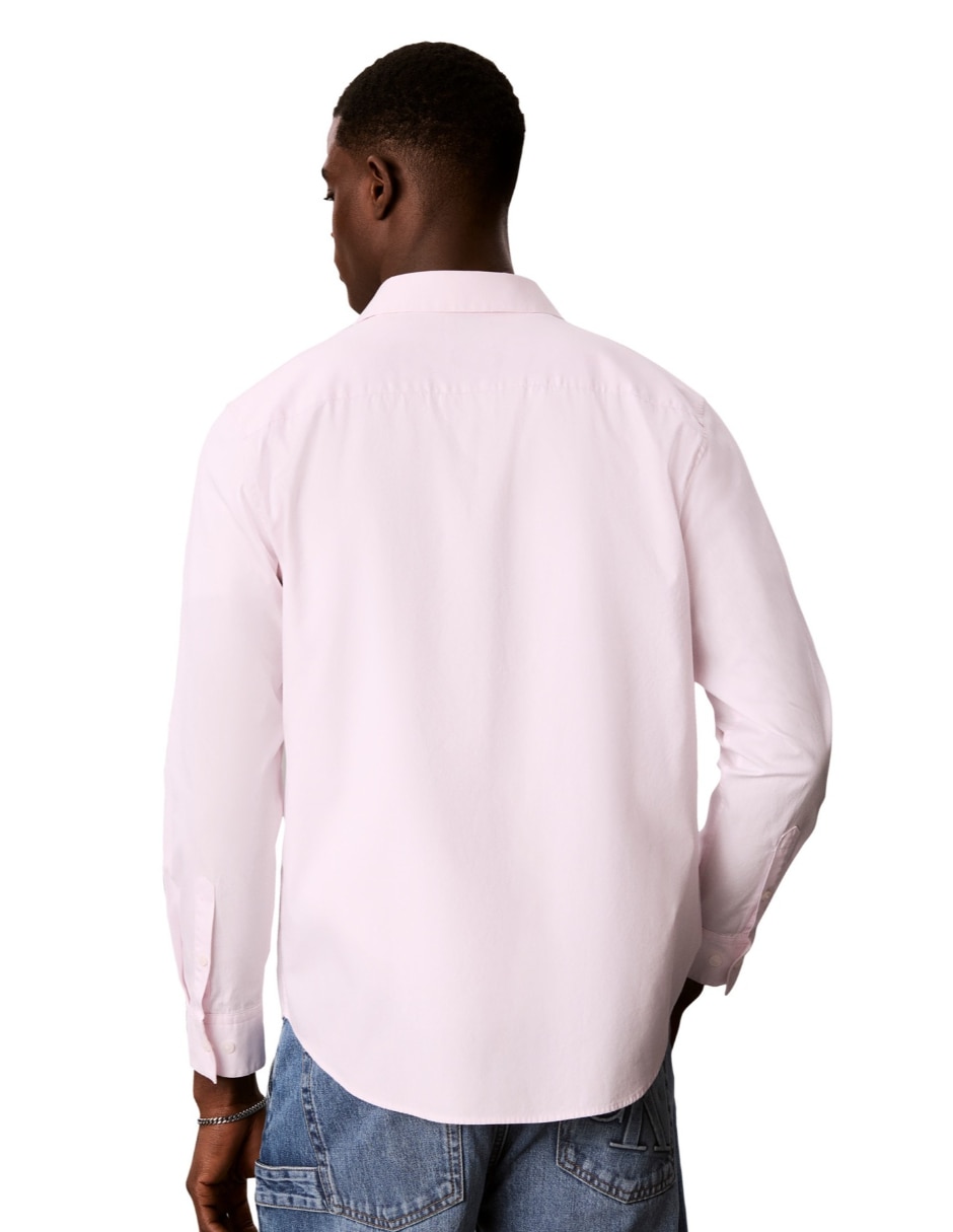 Camisa casual de algodón manga larga para hombre 3