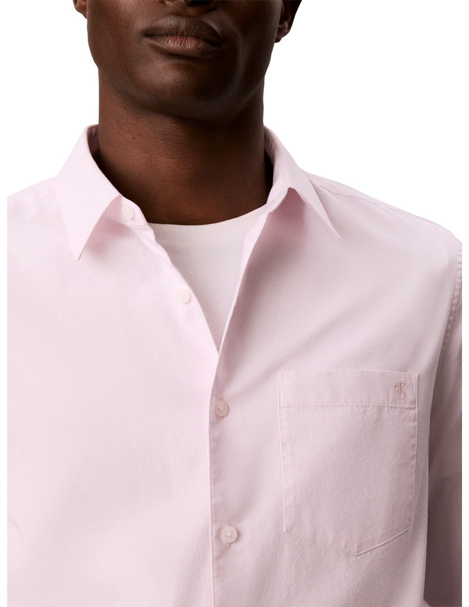 Camisa casual de algodón manga larga para hombre 2