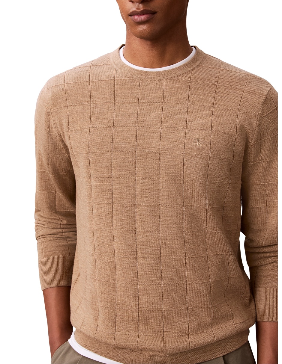 Suéter cuello redondo para hombre 2